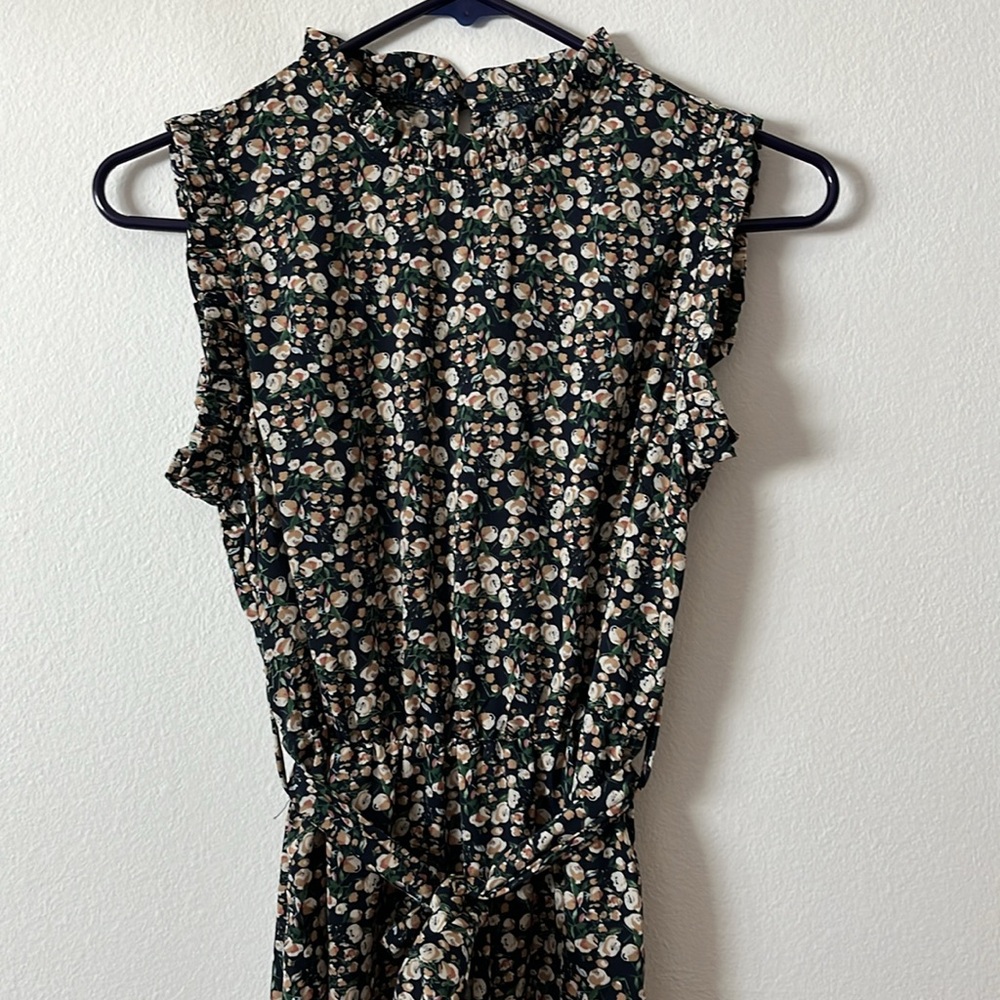 High Neck Flowy Maxi Dress